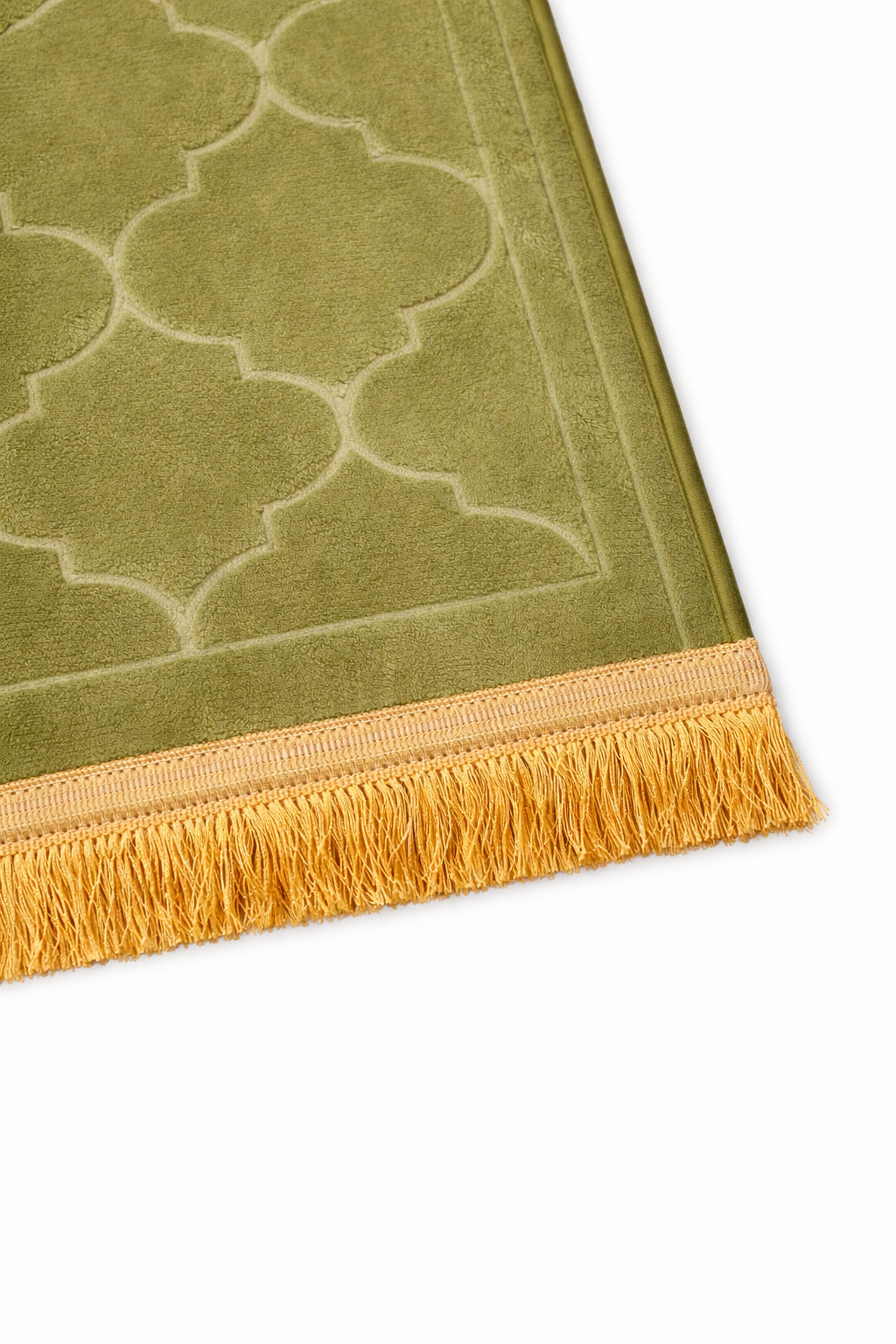 Tapis de prière vert