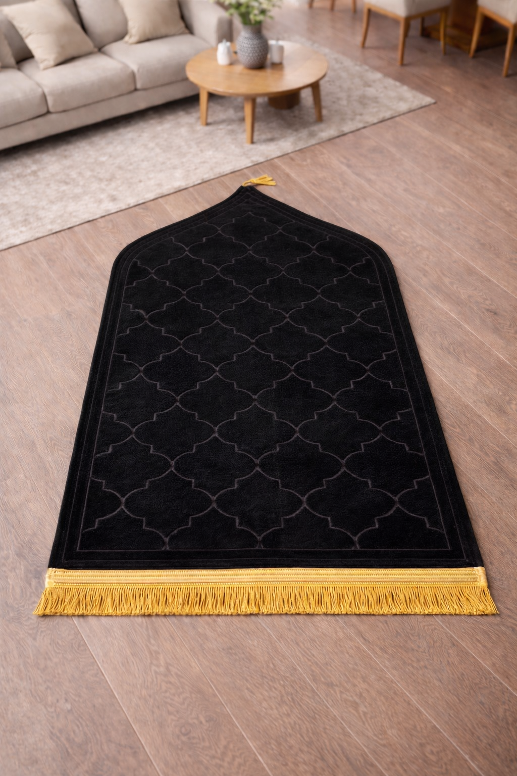Tapis de prière noir