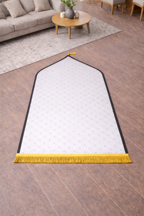 Tapis de prière gris anthracite