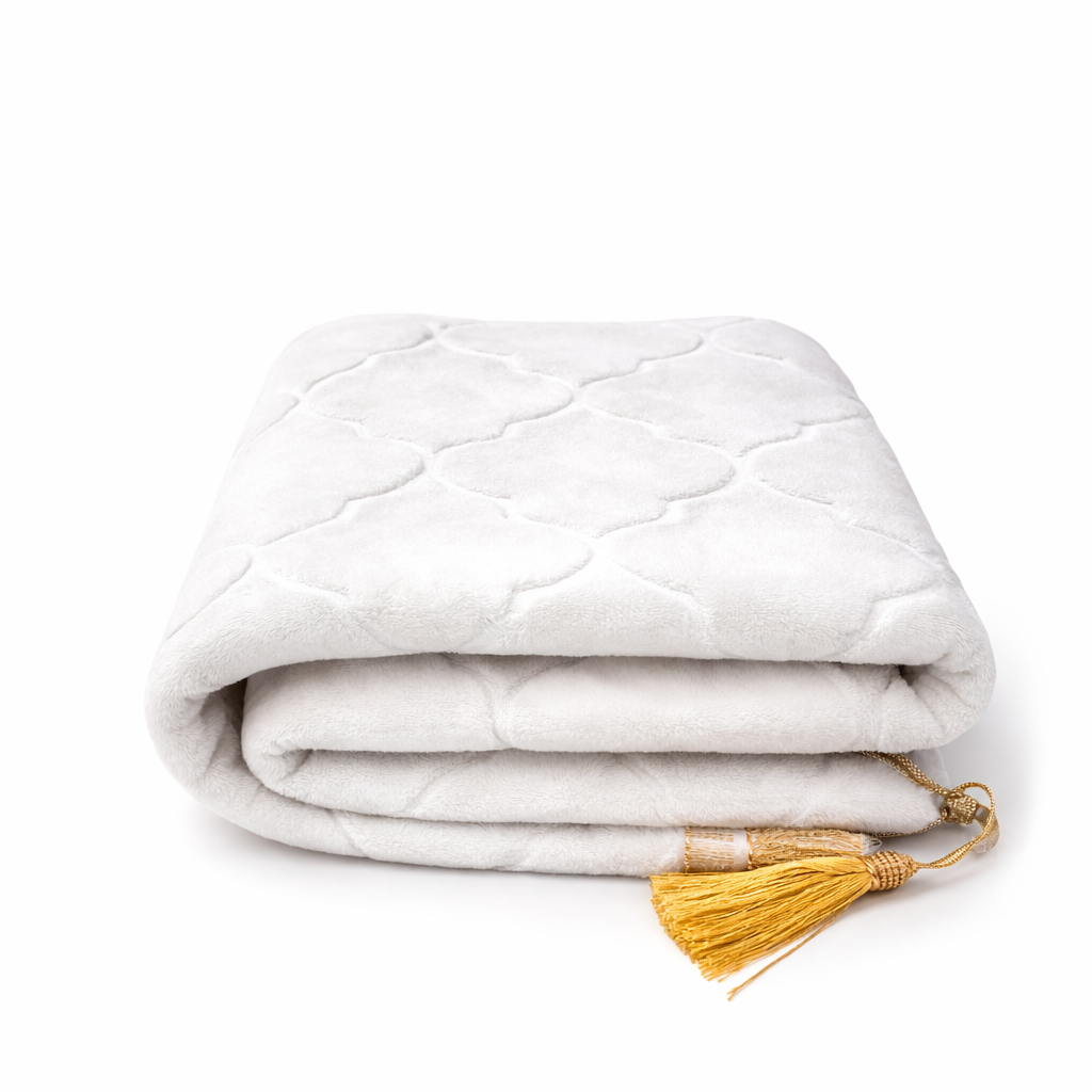 Tapis de prière blanc