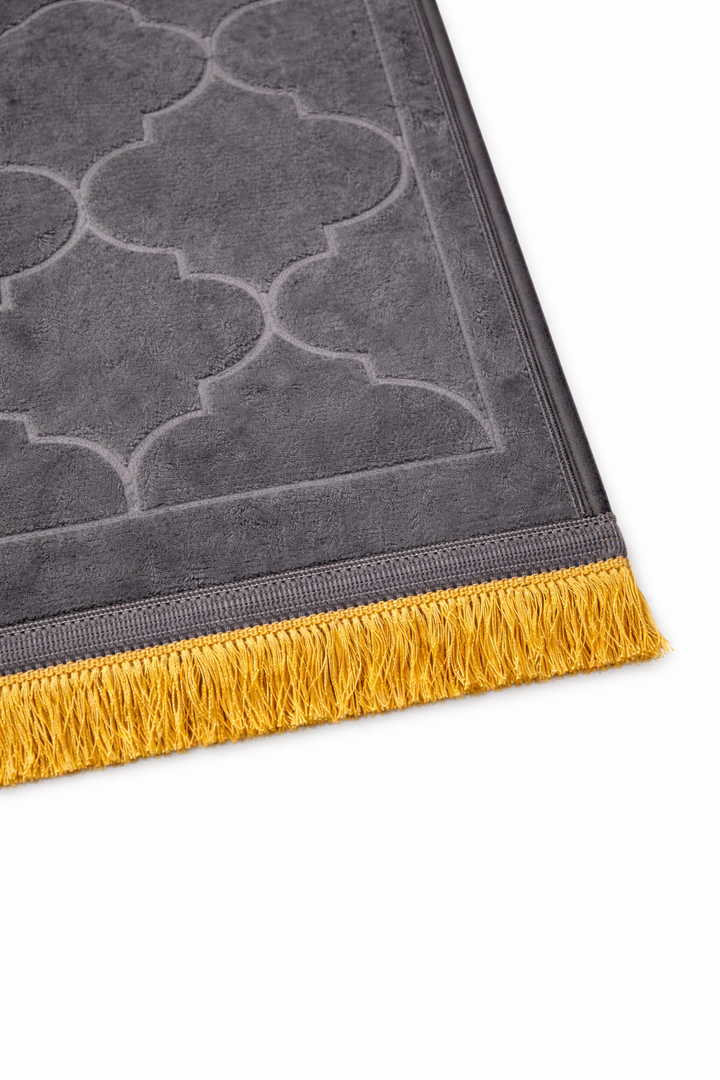 Tapis de prière gris anthracite