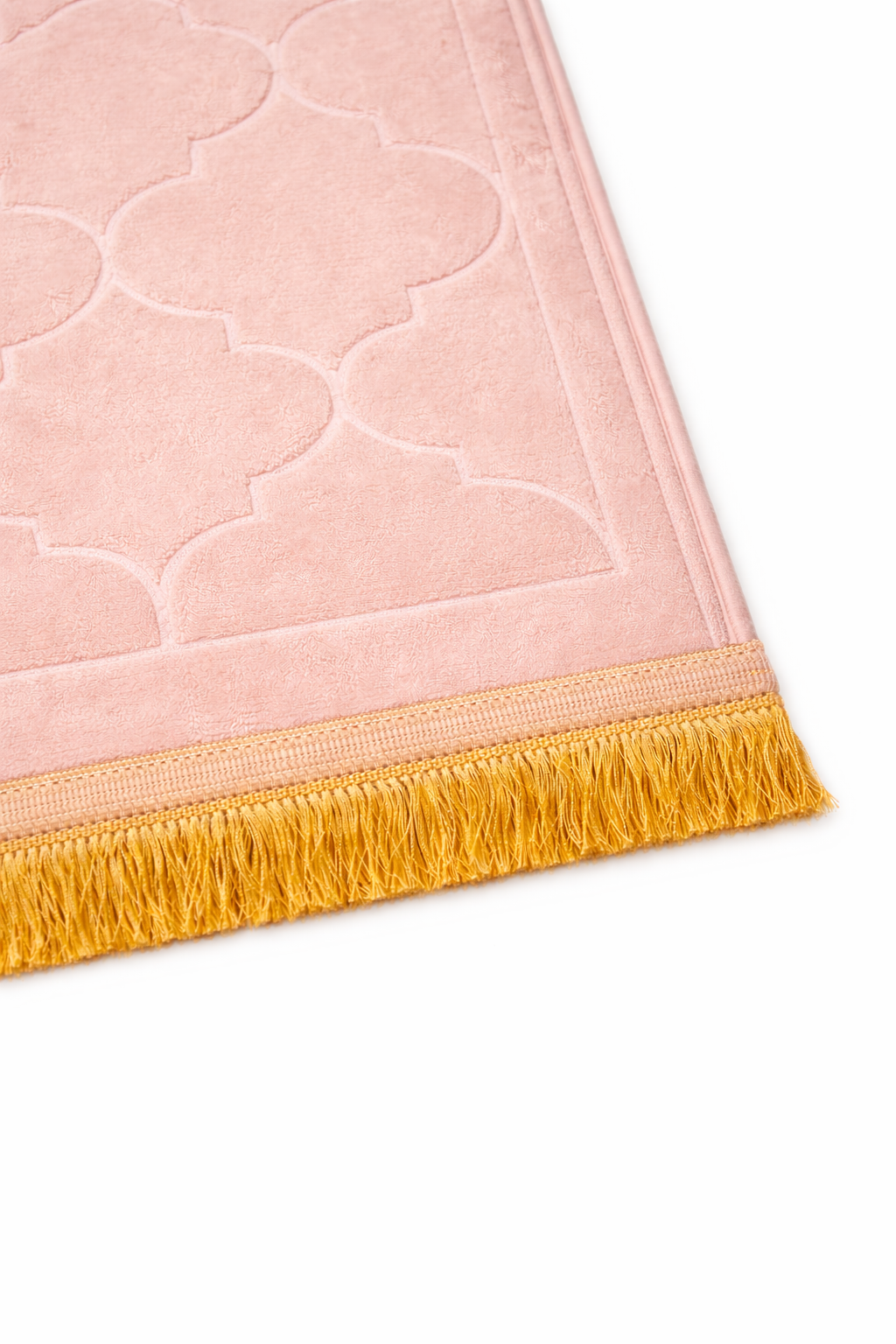 Tapis de prière rose poudré